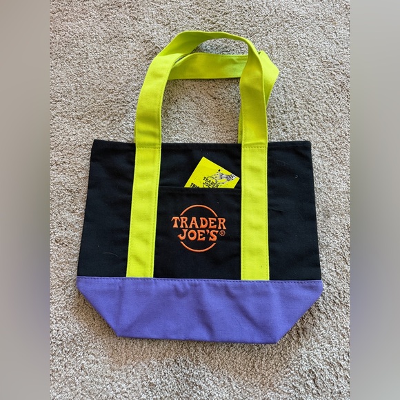 Trader Joe's Handbags - Trader Joe's Multi Color Mini Tote Bag - Trick or Treat 🎃